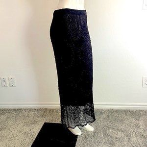 Like New - MAXI BLACK SKIRT
